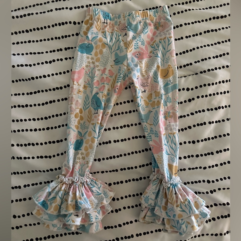 Ruffle leggings